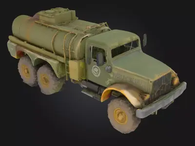 Military Fuel Tanker Model  Tactical Logistics on Wheels 3D model