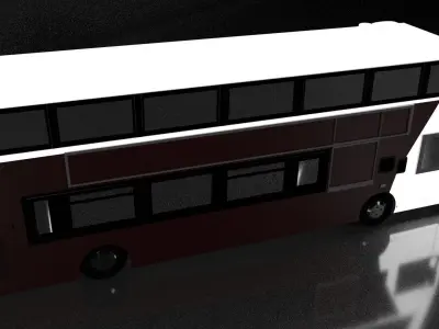 Edinburgh Bus Free 3D model