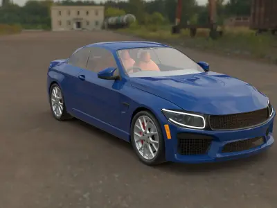 concept car Free 3D model