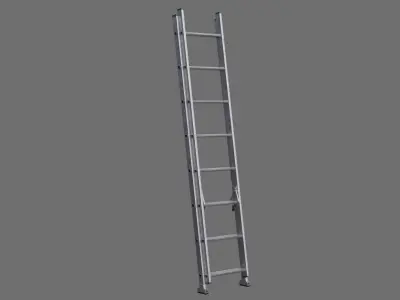 Ladder 1B Low-poly 3D model