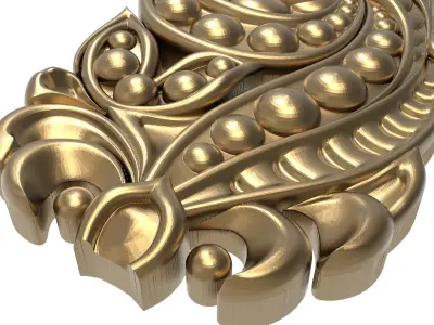  decorative pattern ready for 3D printing 3D model 489
