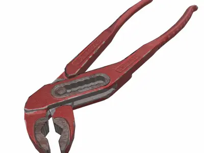 Bolt Cutter Low Poly Low-poly 3D model purchase