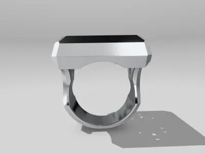 Knitting ring 3D model