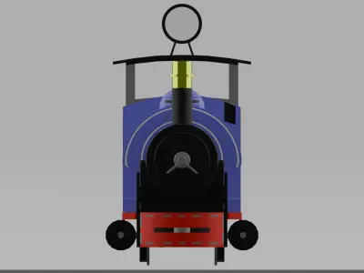 TOY TRAIN LOCOMOTIVE PRINTABLE Free 3D print model