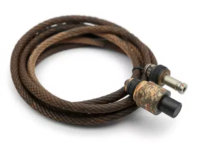 Rustic Coiled Cable Connectors Model Pack Low-poly 3D model