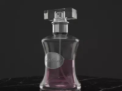 Sol Perfume Bottle  High Quality 3D Model 3D model
