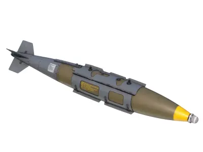 GBU-31 GBU31 JDAM GBU32 MK84 Bomb 3D model