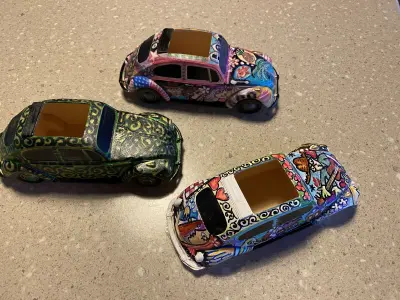 VW Beetle 1967 180mm 3D print model