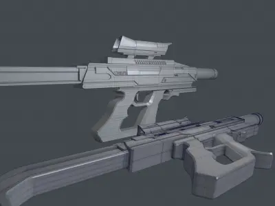 Admiral Destiny 2 Concept Low-poly 3D model