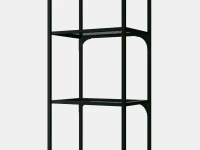 FJALLBO Shelving unit 1 Low-poly 3D model