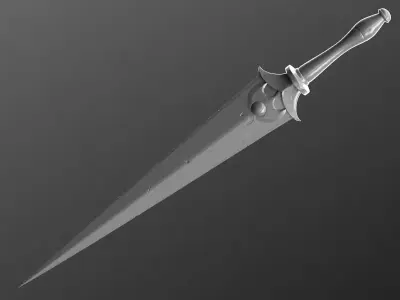 Realistic Dagger 3D model Free 3D model