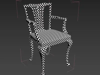 Armchair chair 3D model purchase