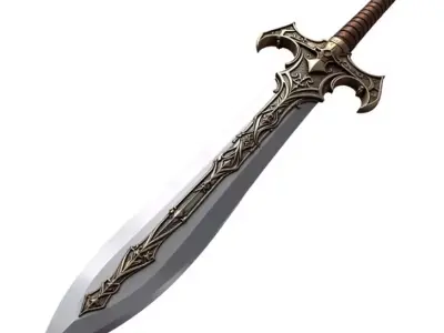 goblin dagger Low-poly 3D model