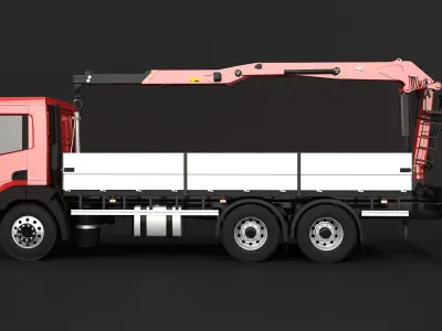 Generic Loader Crane Truck 3D model