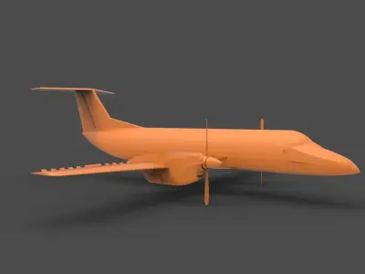 Embraer EMB 120 3D print model