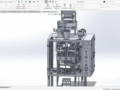 Vffs packing machine 3D model