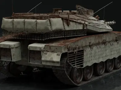 Merkava Mk IV - Battle Tank 3D model