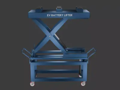 EV Battery Lifter Low-poly 3D model
