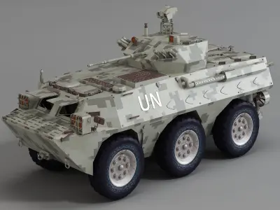 ZSL92 wheeled armored LAV vehicle type 92  IFV type92 3D model
