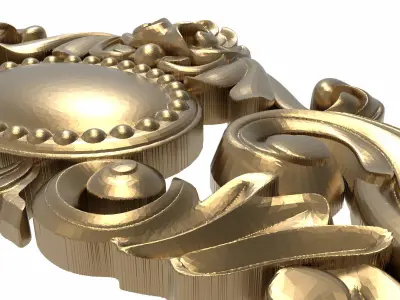  decorative pattern ready for 3D printing 3D model