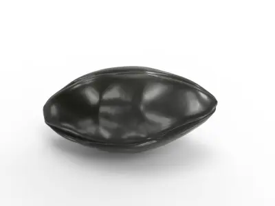 Vintage Leather Football 3D model