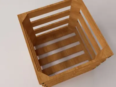 Wooden Crate 3D model