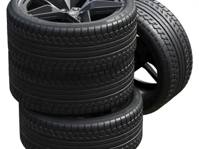 Ferrari wheels 3D model purchase