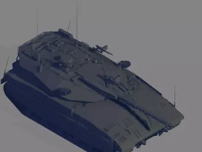Merkava Mk 2D 3D model