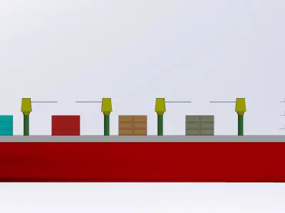Ship Model 3D model purchase