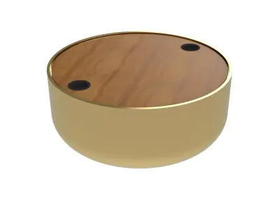 drum storrage coffee table 3D model