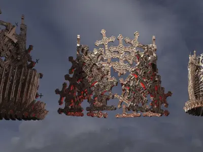 Angel Vortex Crowns  3D model