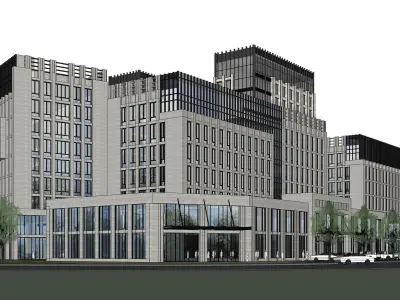 Sketchup Residential Complex 228 3D model