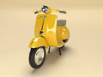 Vespa Sprint Scooter - Classic Bike 3D model