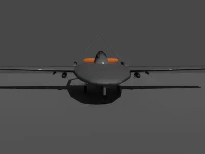 Armed Unmanned Aerial Vehicle 3D print model