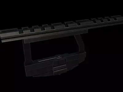 Scope Mount - Attachment- AK Rifles Low-poly 3D model