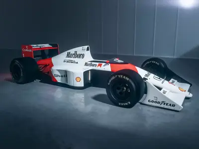 McLaren MP4-5 Free 3D model