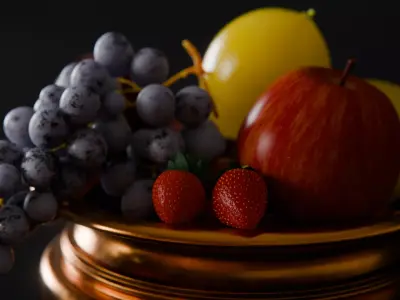 Fruits 3d Scene 3D model