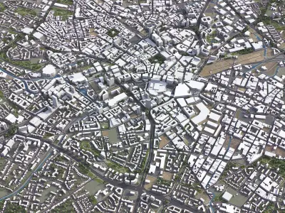 Birmingham Low-poly 3D model purchase