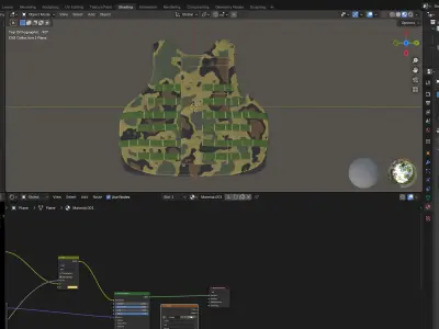 Body Armor Low-poly 3D model