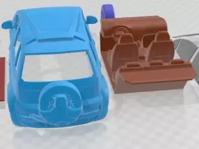 Fiat Idea Adventure 2011 Printable Car  3D print model