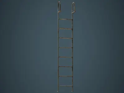 Ladder 3B Low-poly 3D model