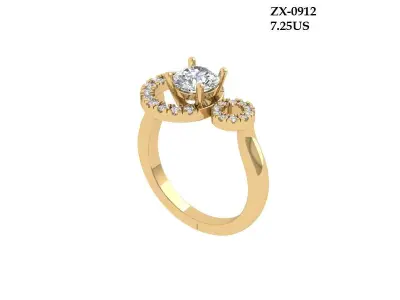 Wedding-Ring 3D print model get