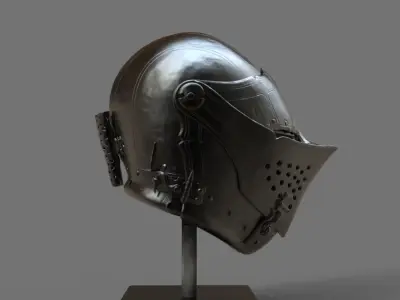 Jousting Helmet II - Ornamental 3D print model