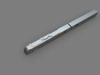 bullet train case 3D model Free low-poly 3D model