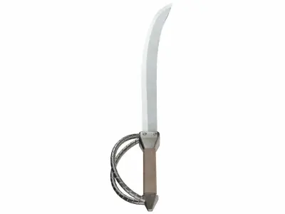 Saber 2 Low-poly 3D model