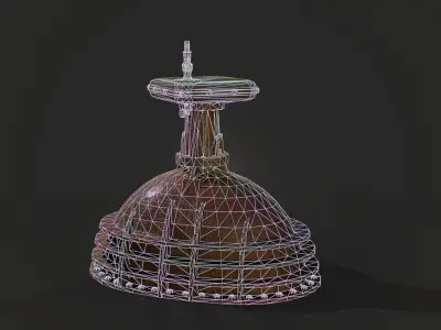 Metal Valve Low-poly 3D model