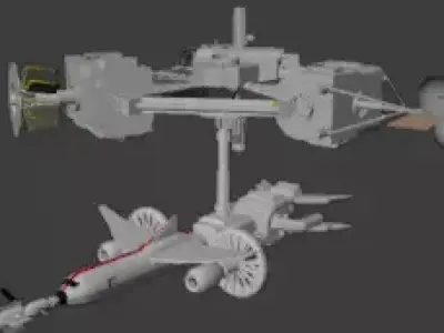 SPACHESHIPS 3D model