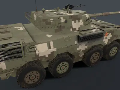 ZTL 11  old Low-poly 3D model