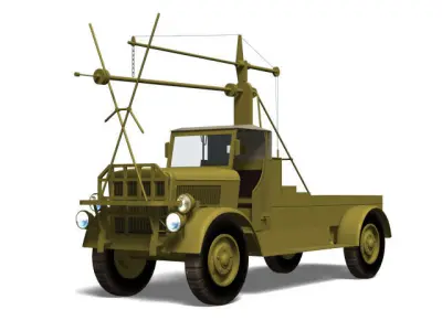 Toyota GB engine start car 3D model