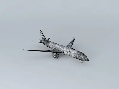 AirAmerica Boeing 787 9 Free 3D model